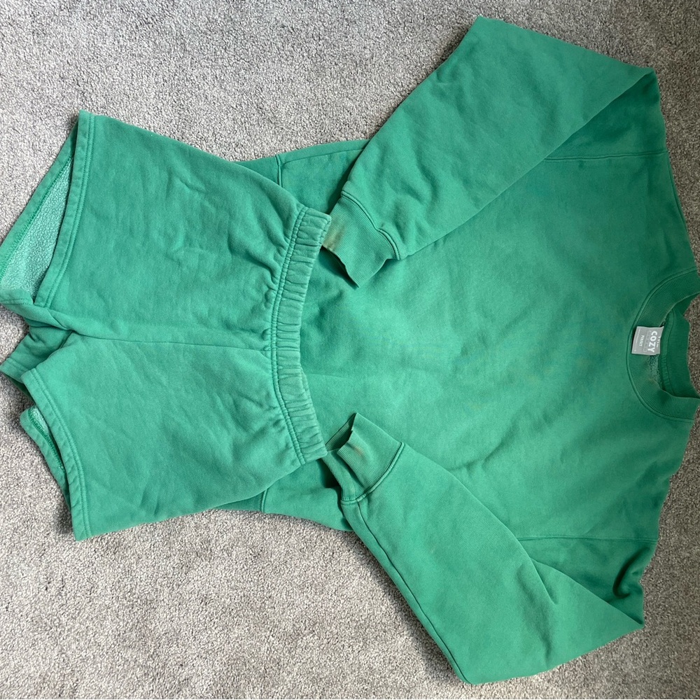 TNA Cozy Fleece Green Set